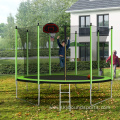 US delivery garden Trampoline 10ft with Basketball Hoop